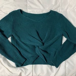 Knotted sweater